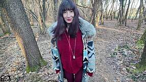 Preggo Picked Up In Woods By Instructor