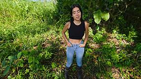 my bosses younger stepdaughter sucks me off at the farm