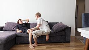 big cock destroys cute twinks smooth bubble butt and makes him cum from anal