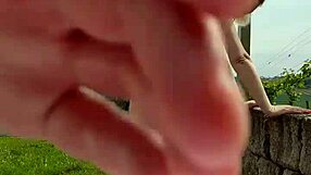 german milf sandra has garden sex anal