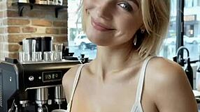 Jenny gets double penetration at a coffee shop ai generated