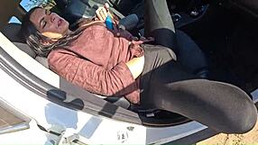 outdoor risky blowjob gives uncut pleasure