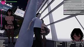 secret flasher manaka shows off at the mall in public