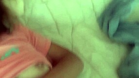 Stepmom shows me her big hairy pussy and we end up masturbating