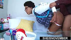 60fps Creeper Stepdad Picks Up Ebony Student For Aggressive Bbc Fuck