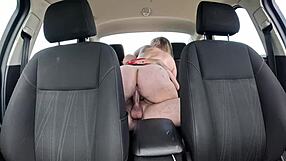 step sis asks for a ride and pays with her pussy